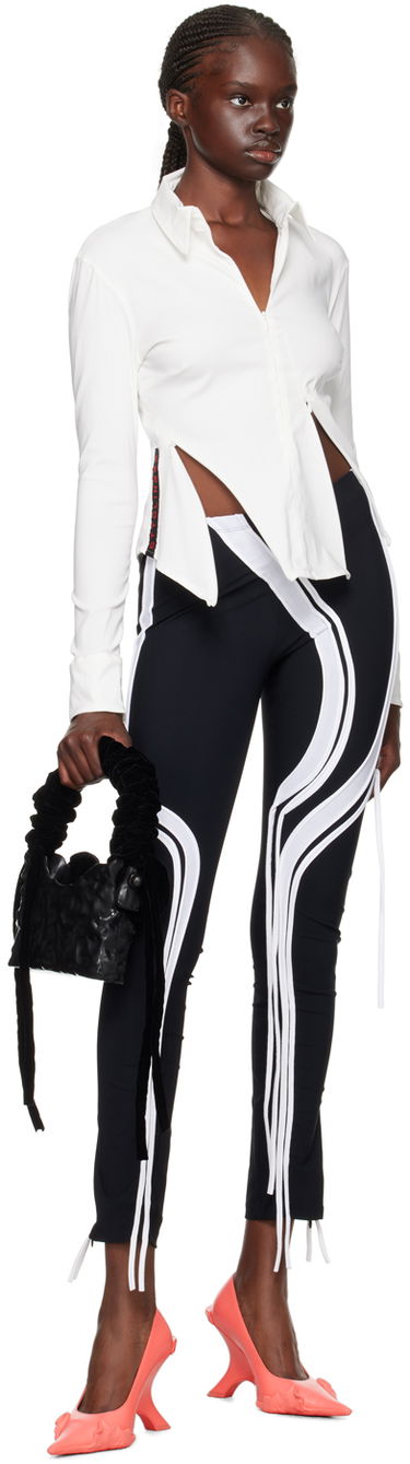 Damasker Ottolinger Ottolinger Strappy Leggings Svart | 501201, 3