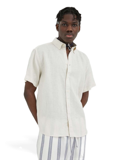 Skjorta Les Deux Kris Linen Shirt Vit | LDM401053