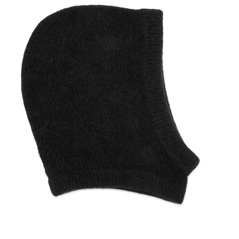 Mössa Rick Owens Rick Owens Knit Hood Svart | RU02E1481-KWP-09