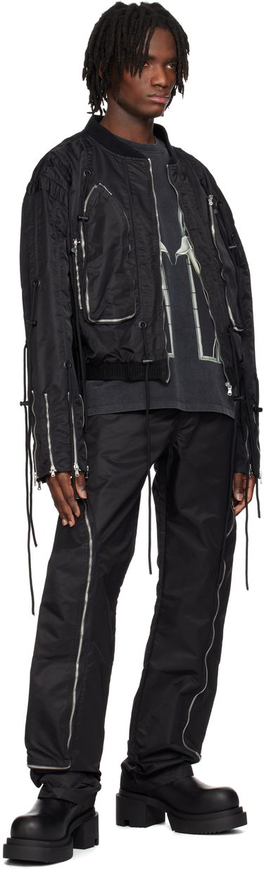 Bomberjacka Who Decides War Who Decides War String Theory Bomber Jacket Svart | 1131410002SS25, 3