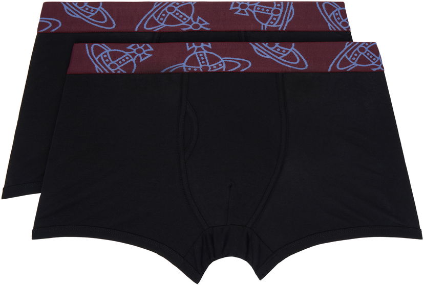 Boxare Vivienne Westwood Two-Pack Orb Boxer Briefs Svart | 8106001R-J002Y-