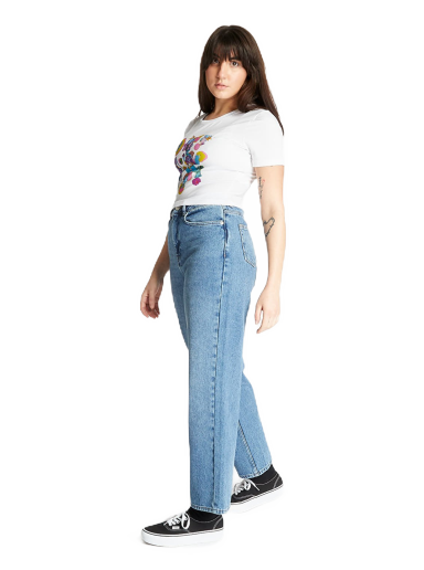 T-shirt Footshop Romanian Artist Croptop Vit | FTSHP_65