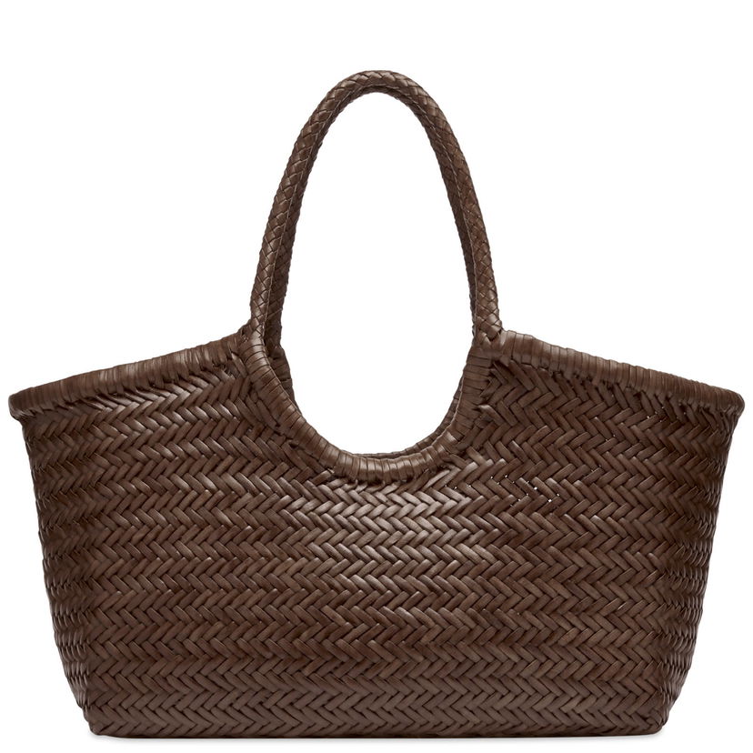 Handväska Dragon Diffusion Nantucket Basket Bag Brun | 8822-DARKBROWN