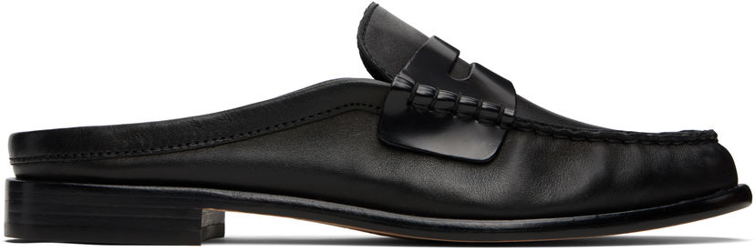 Kläder rag & bone rag & bone Carter Leather Mule Loafers Svart | WFF24FF033LE33