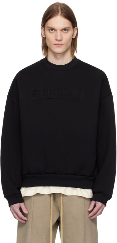 Sweatshirt Fear of God Fear of God 'Eternal' Fleece Sweatshirt Svart | FGE250-5141FLC, 0