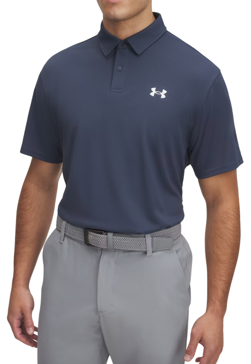 Polotröja Under Armour Under Armour T2G Pique Polo Shirt Mörkblå | 1390123-044