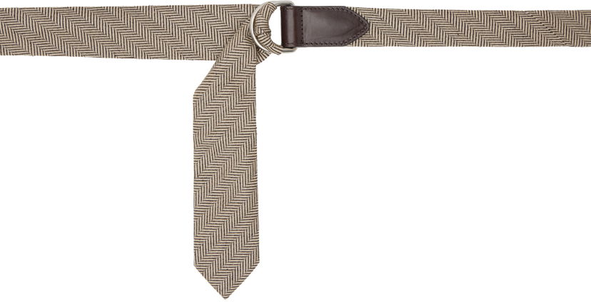 Bälten Dries Van Noten Tie Belt Beige | 242-021405-985