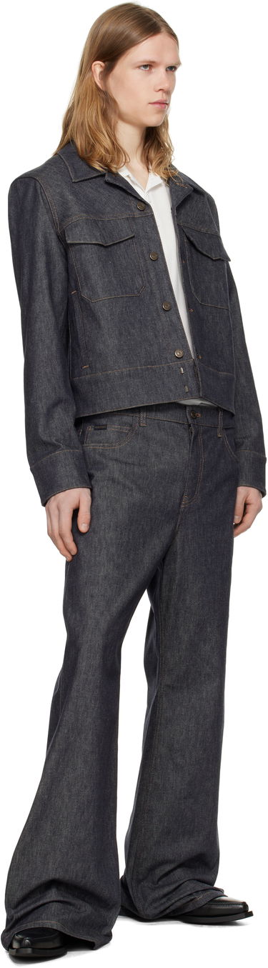 Jacka Courrèges Courrèges Utility Trucker Denim Jacket Blå | 125DBL250DE0035, 3