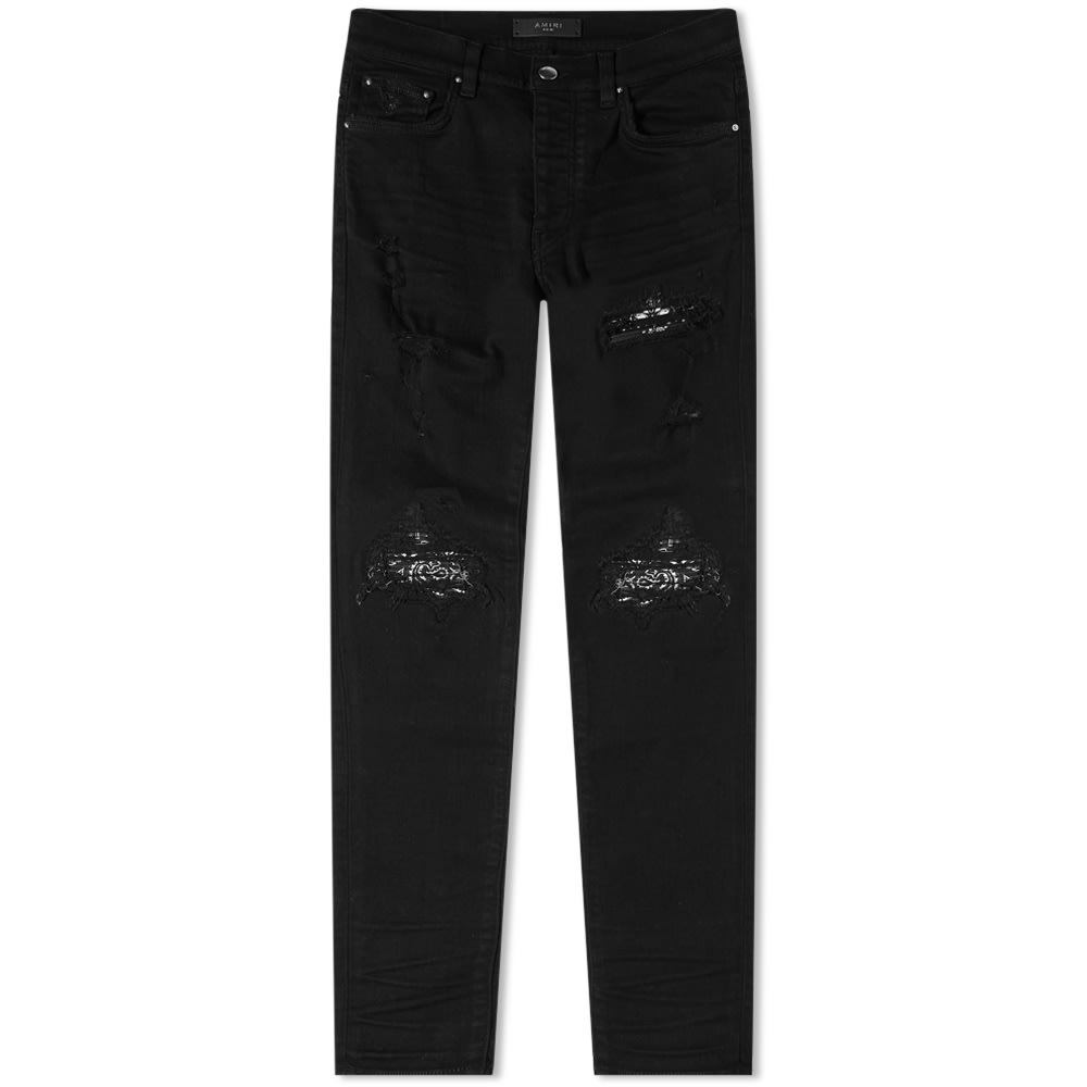 Jeans AMIRI MX1 Bandana Jeans Svart | PXMDS154-018, 0