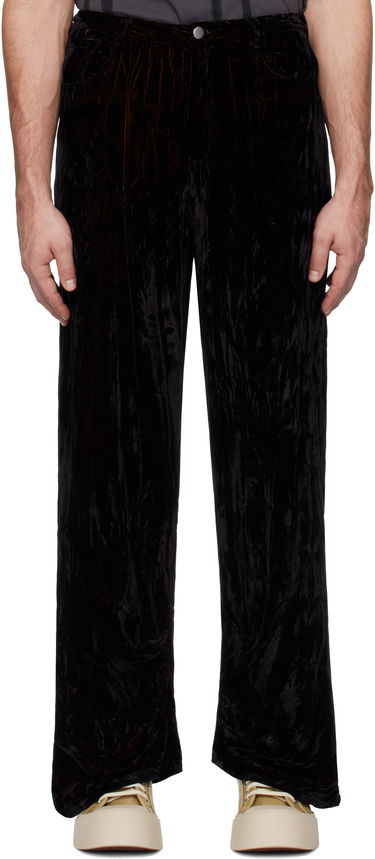 Byxor Collina Strada Collina Strada Dante Velvet Trousers Svart | XX6021, 0