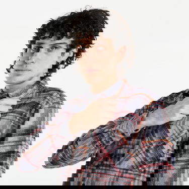 Skjorta Urban Classics Heavy Curved Oversized Checked Shirt Flerfärgad | TB4696, 2