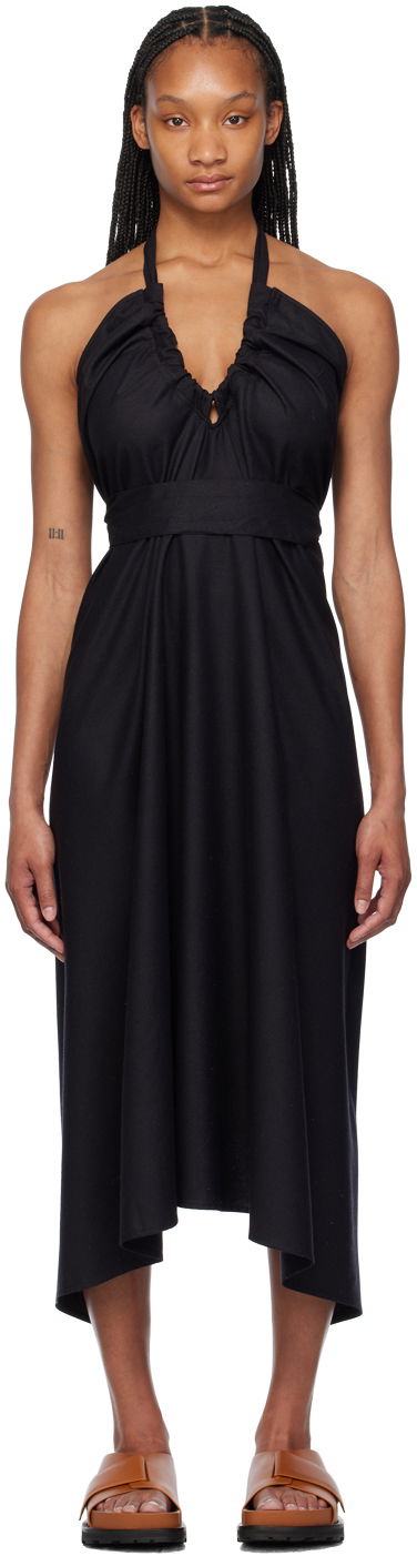 Klä Baserange Halter Neck Maxi Dress Svart | DRNO-WS-EXSU24