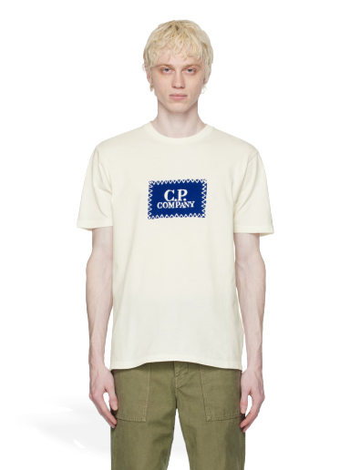 T-shirt C.P. Company Crewneck T-Shirt Vit | 14CMTS351A-005431H