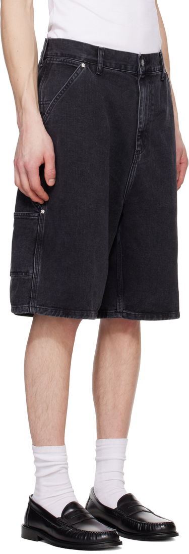 Shorts Carhartt WIP Carhartt WIP Rivet Denim Shorts Svart | I034319, 1