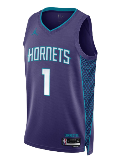 Jersey Jordan Dri-FIT NBA Charlotte Hornets Statement Edition 2022 Swingman Jersey Mörkblå | DO9520-567