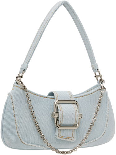 Handväska OSOI Small Denim Shoulder Bag With Chain Blå | 24SB050-01-03, 1