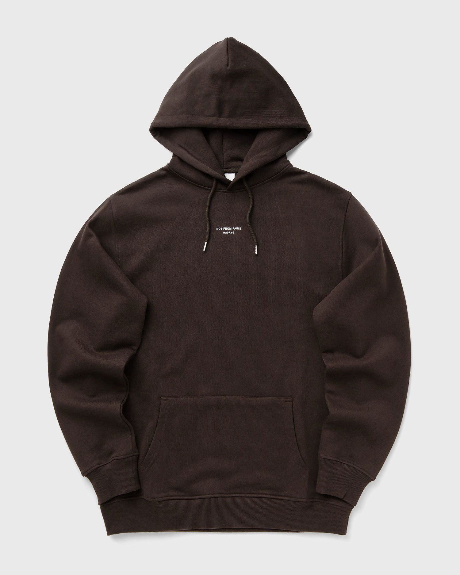 Sweatshirt Drôle de Monsieur Classic Slogan Hoodie Brun | I-HO161-CO127-DBN, 1