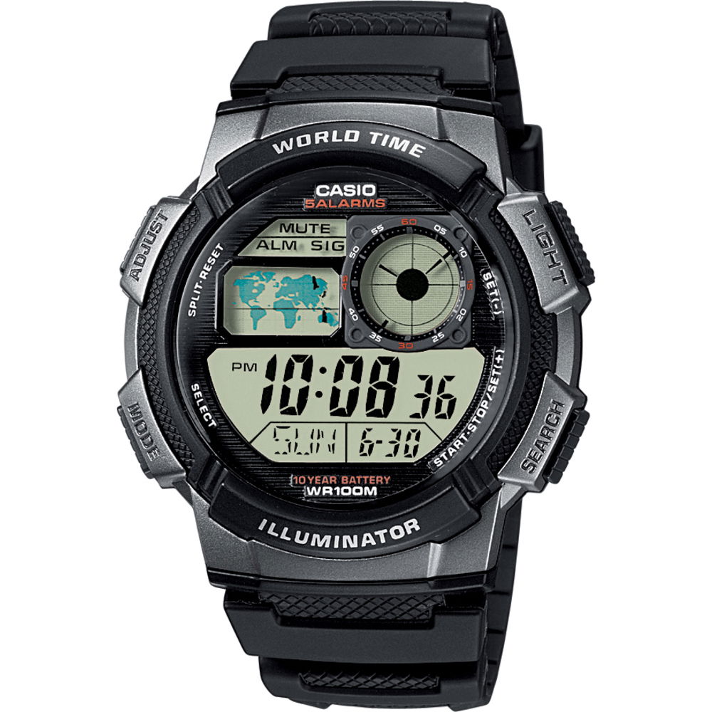 Klocka CASIO Collection Svart | AE-1000W-1BVEF, 1