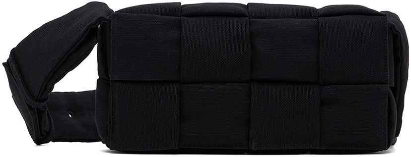 Axelväska Bottega Veneta Bottega Veneta Padded Tech Cassette Bag Svart | 718398 VMBN4