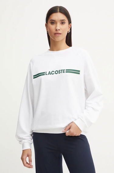 Sweatshirt Lacoste White Graphic Sweatshirt Vit | SF1472, 0