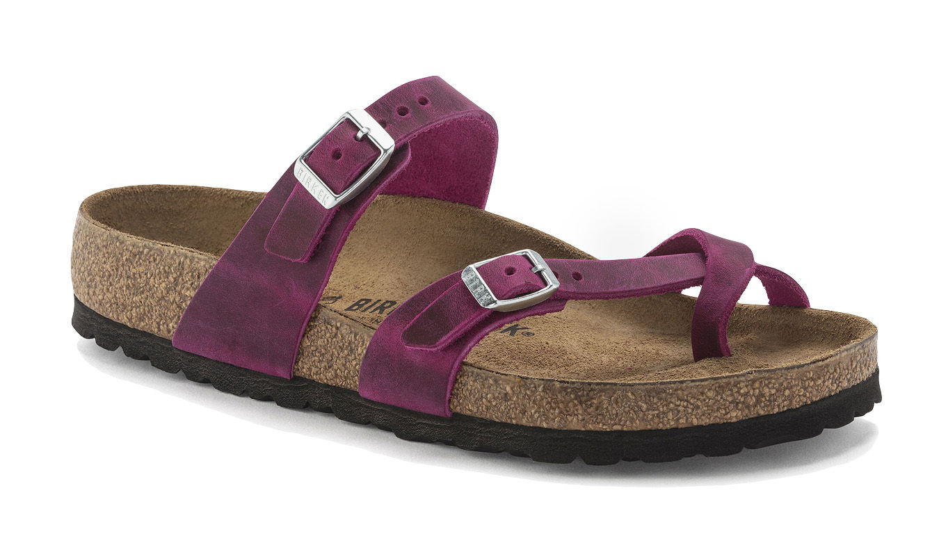 Sneakers och skor Birkenstock Mayari Oiled Leather Sandals Regular Fit Purpur | 1024034, 0