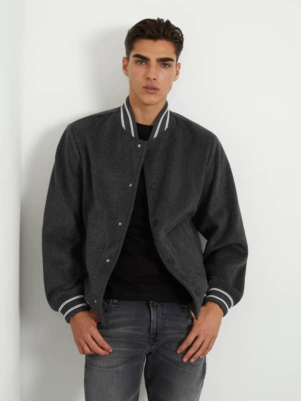 Bomberjacka GUESS Back Logo Bomber Jacket Svart | M4RL39WFWS2, 0