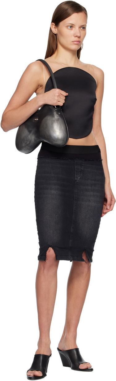 Axelväska Diesel Double-D Shoulder Bag Svart | X10327 P8241, 3