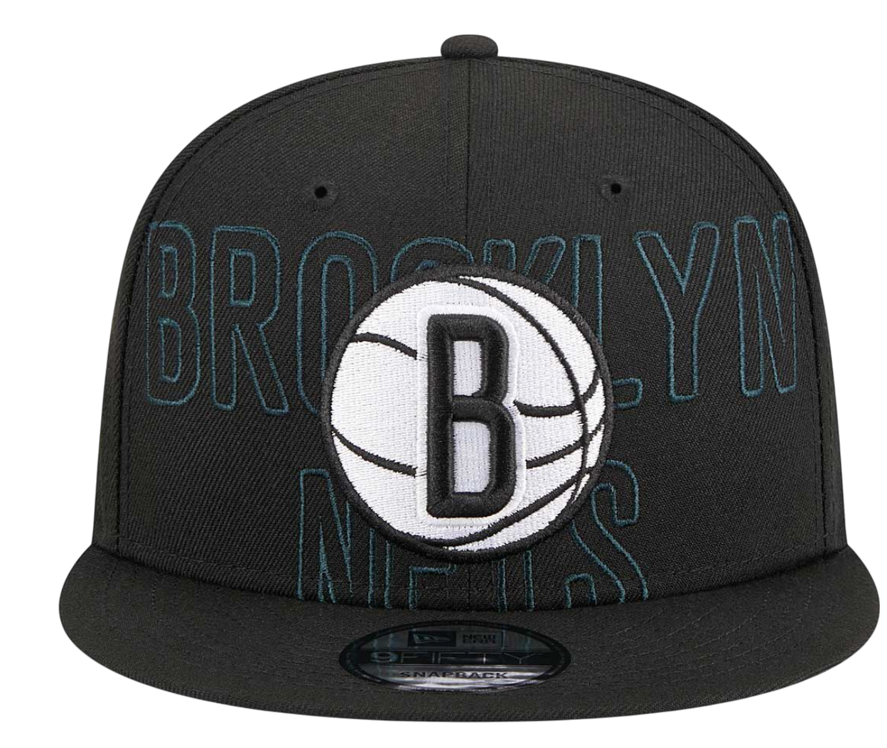 Keps New Era New Era Brooklyn Nets 2023 Draft 9Fifty Snapback Cap Svart | 60360911-60360911, 1
