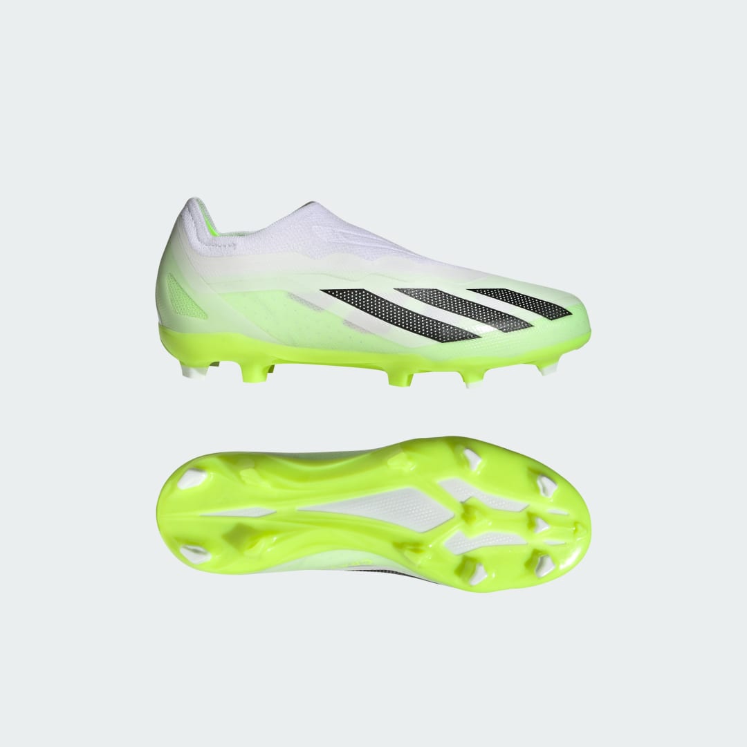 Sneakers och skor adidas Performance X Crazyfast.1 Laceless Firm Ground Cleats Vit | IE6644, 0