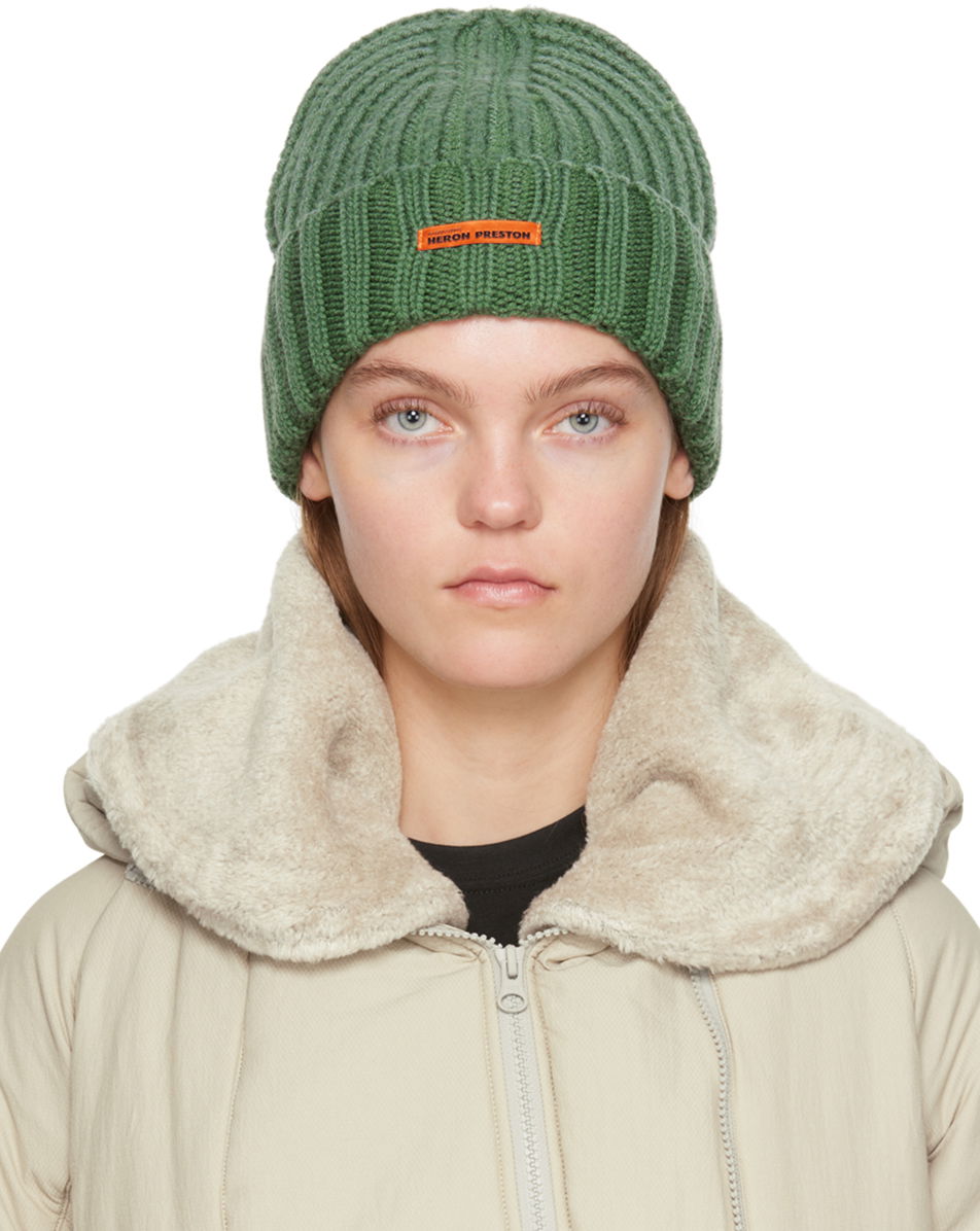 Mössa HERON PRESTON Rib Beanie Grön | HWLC005F23KNI0015500, 0