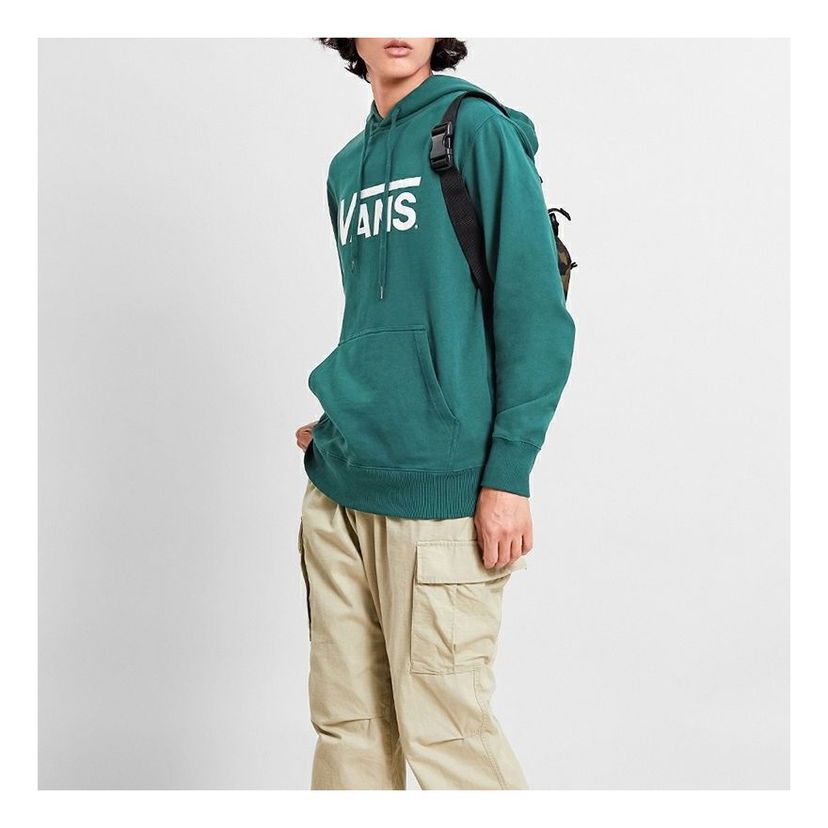 Sweatshirt Vans Vans Classic Logo Hoodie Grön | VN0A4MM9TTZ