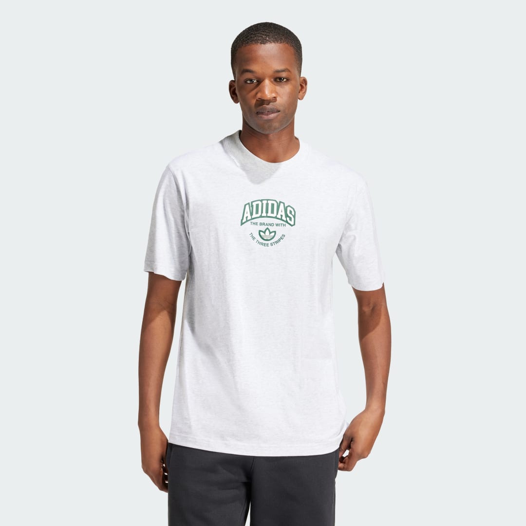 T-shirt adidas Originals VRCT Short Sleeve T-shirt Vit | IS2929, 0