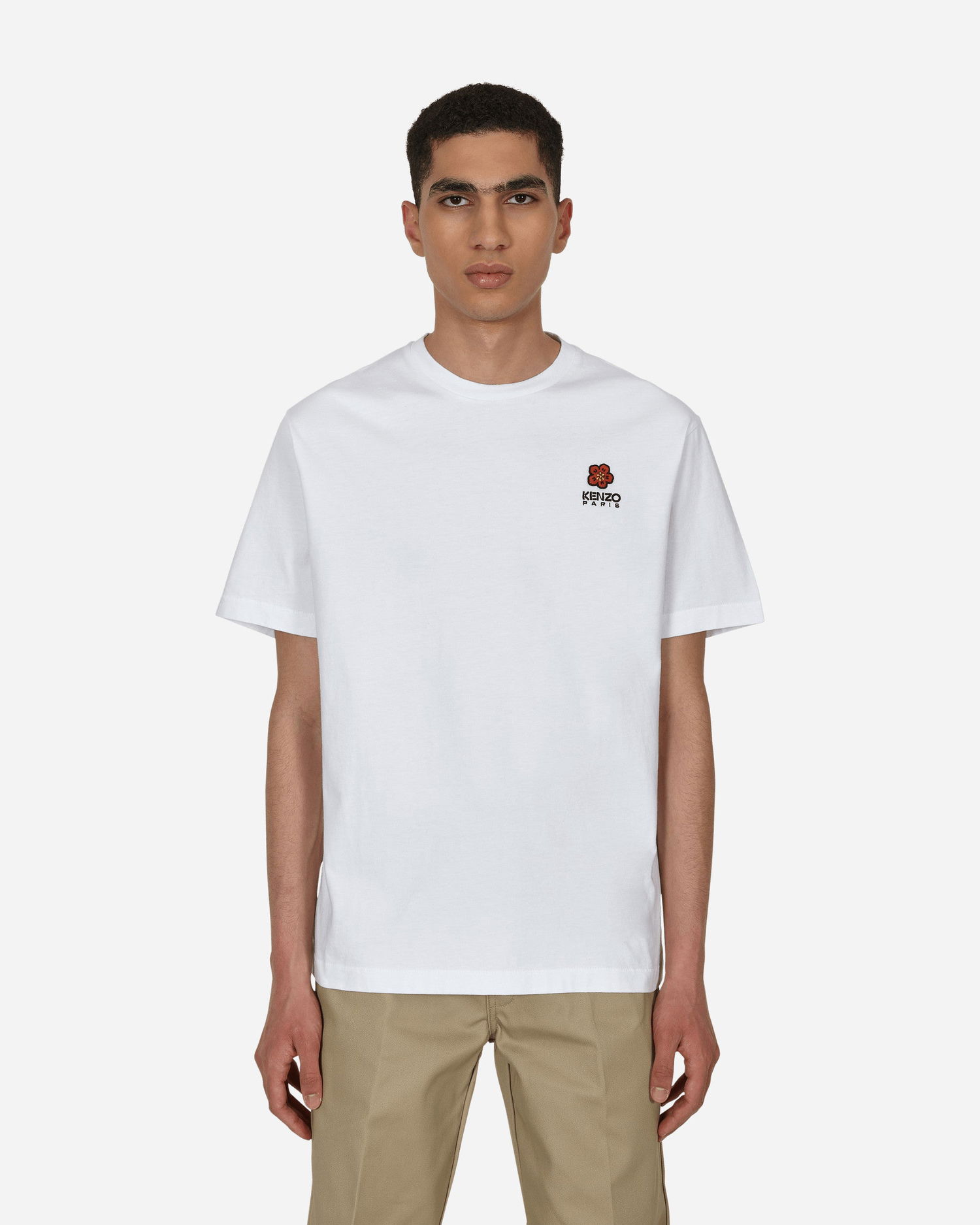 T-shirt KENZO Crest Logo Tee Vit | FC65TS4124SG01, 0