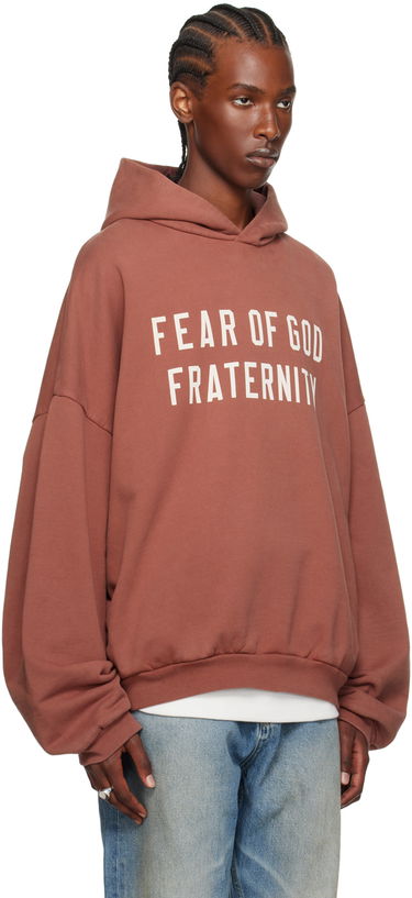Sweatshirt Fear of God Heavyweight Fraternity Hoodie Bourgogne | 192BT244816F, 1