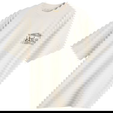 T-shirt Aries Aged Ancient Temple Graphic Tee, Size Large Beige | AR60031-OWT, 0