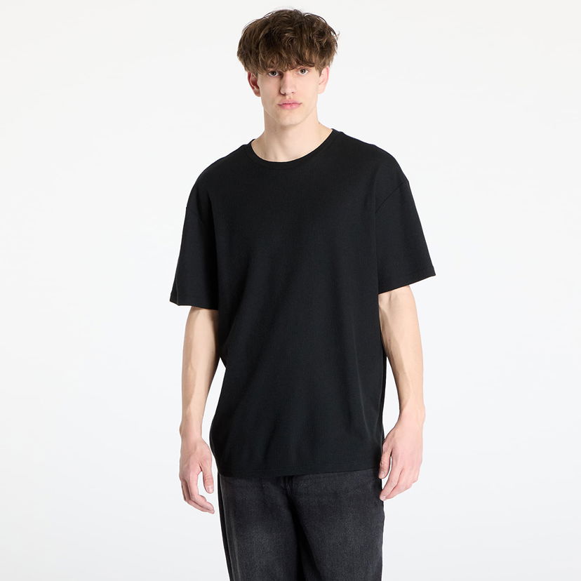 T-shirt Urban Classics Urban Classics Waffle Tee Svart | TB6676-00007