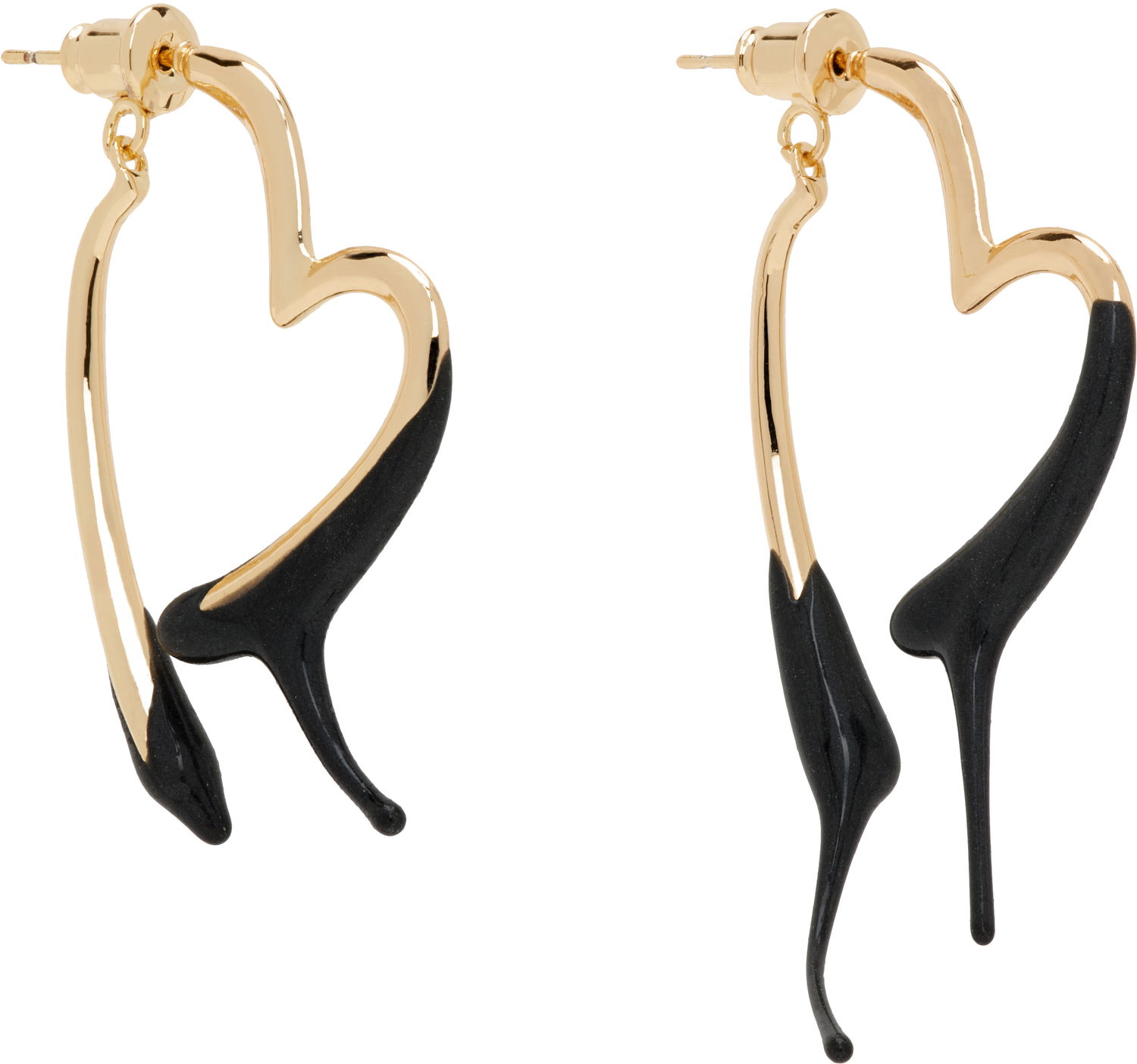 Örhängen Ottolinger Ottolinger Heart Drop Earrings Metallisk | 12590082501, 1