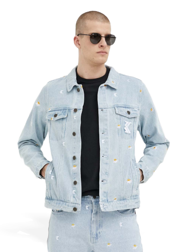 Jacka Karl Kani Denim Jacket Blå | 6087159