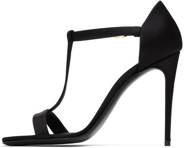 Sneakers och skor Dolce & Gabbana Satin T-Bar Heeled Sandals Svart | CR1766 A7630, 2