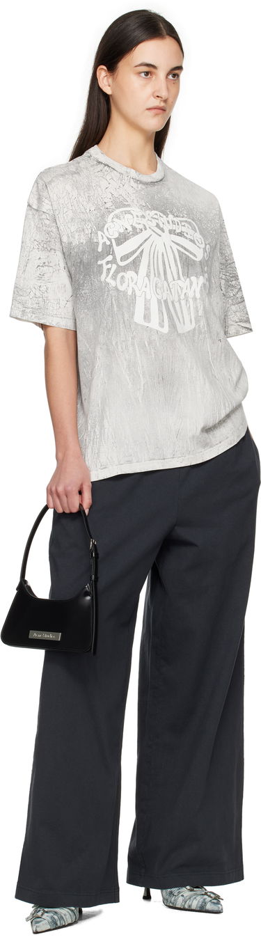 T-shirt Acne Studios Plaster Print T-Shirt Blå | CL0298-, 3