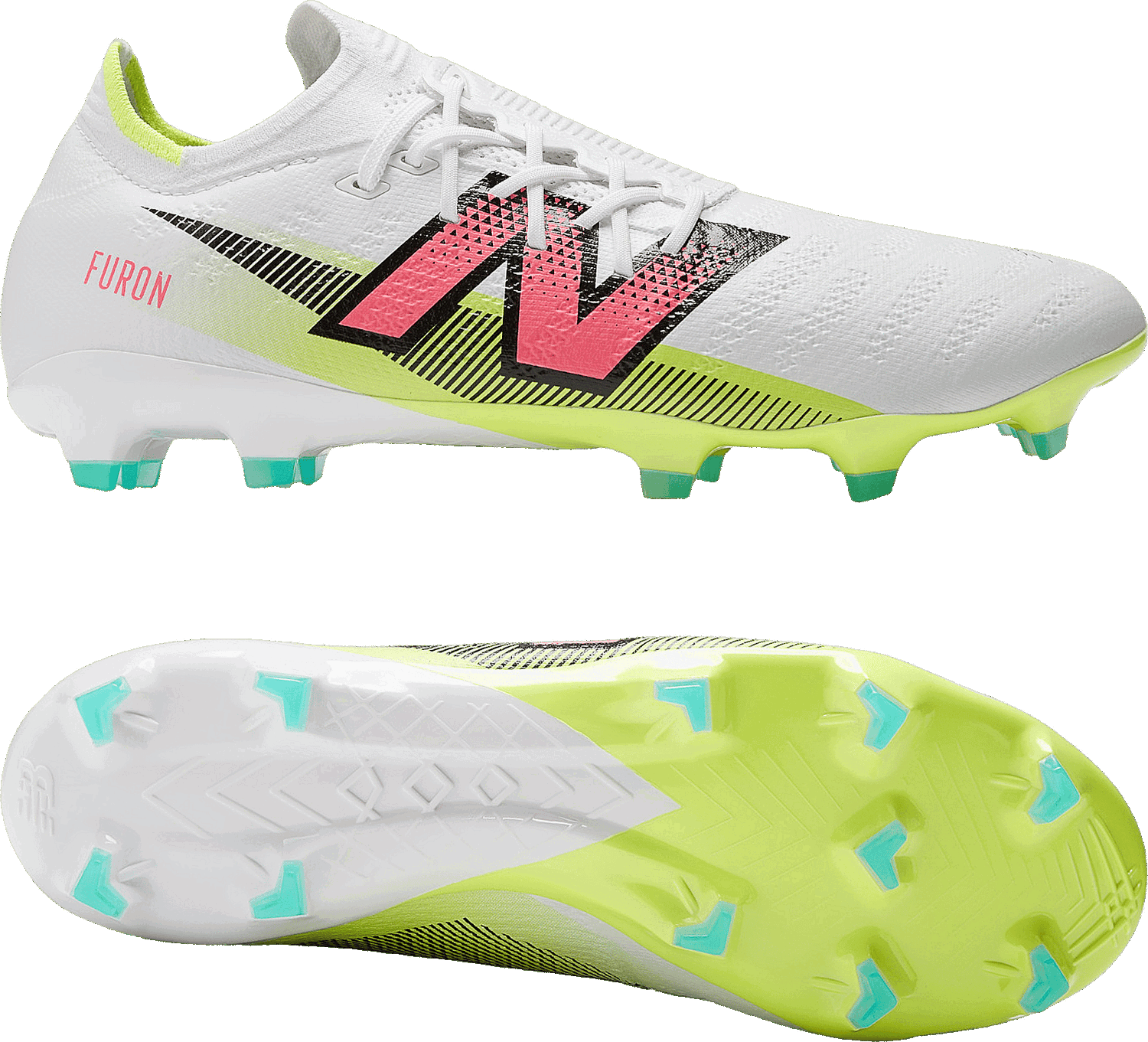 Sneakers och skor New Balance Furon Pro FG V7+ Vit | NBSF1FH75, 1