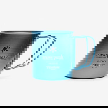 Heminredning Snow Peak Titanium Single 450 Anodized Mug Blå | MG-043BL-US, 0