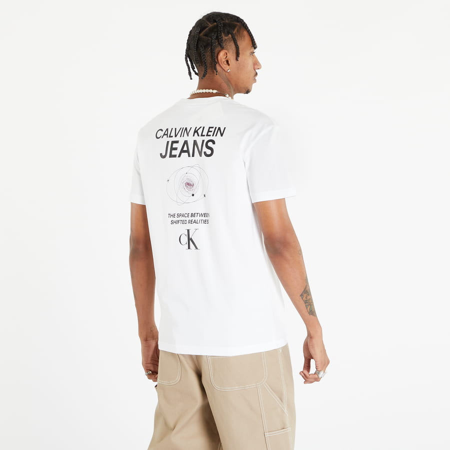T-shirt CALVIN KLEIN JEANS Future Galaxy Back Vit | J30J324031 YAF, 1