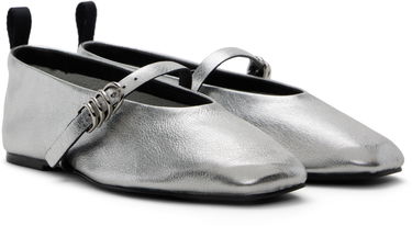 Klä rag & bone rag & bone Spire Mary Jane Ballerina Flats Metallisk | WFF24SF001TR1, 3
