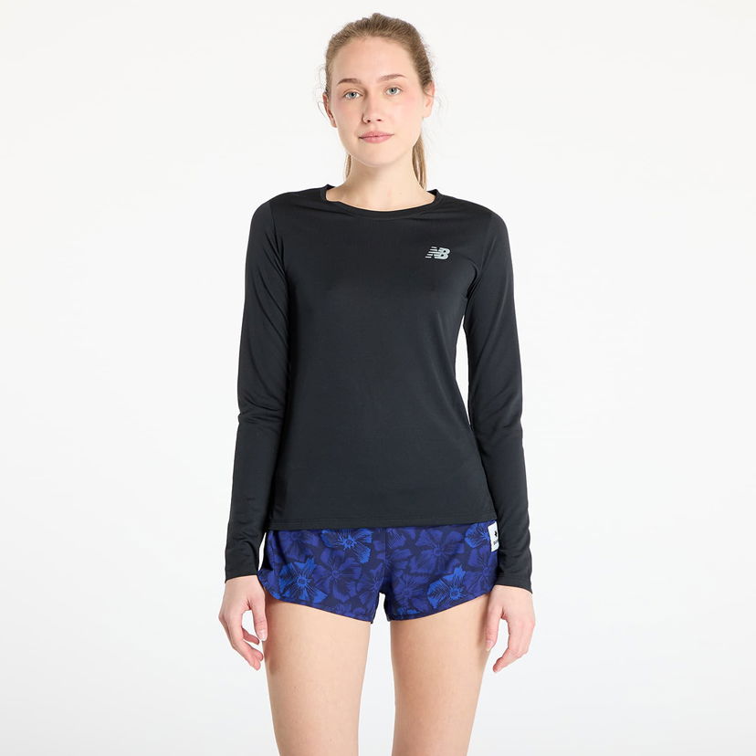 T-shirt New Balance Long Sleeve Sport Tee Svart | WT51245BK