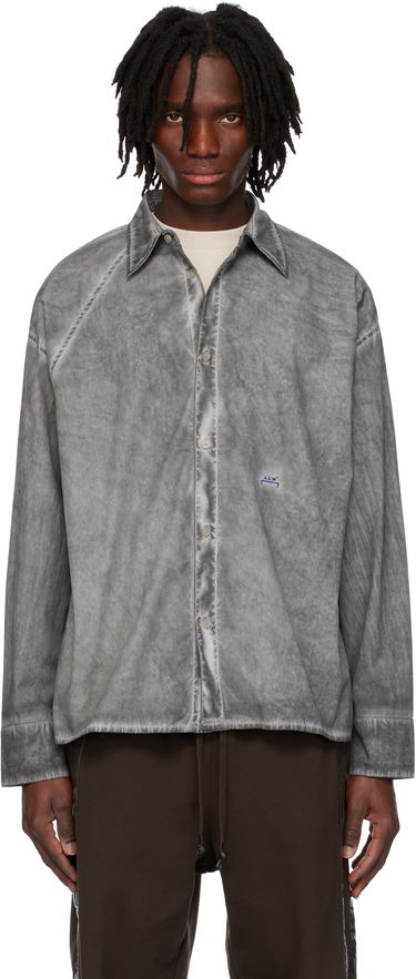 Skjorta A-COLD-WALL* A-COLD-WALL* Dissect Long Sleeve Shirt Grå | ACWMSH159, 0