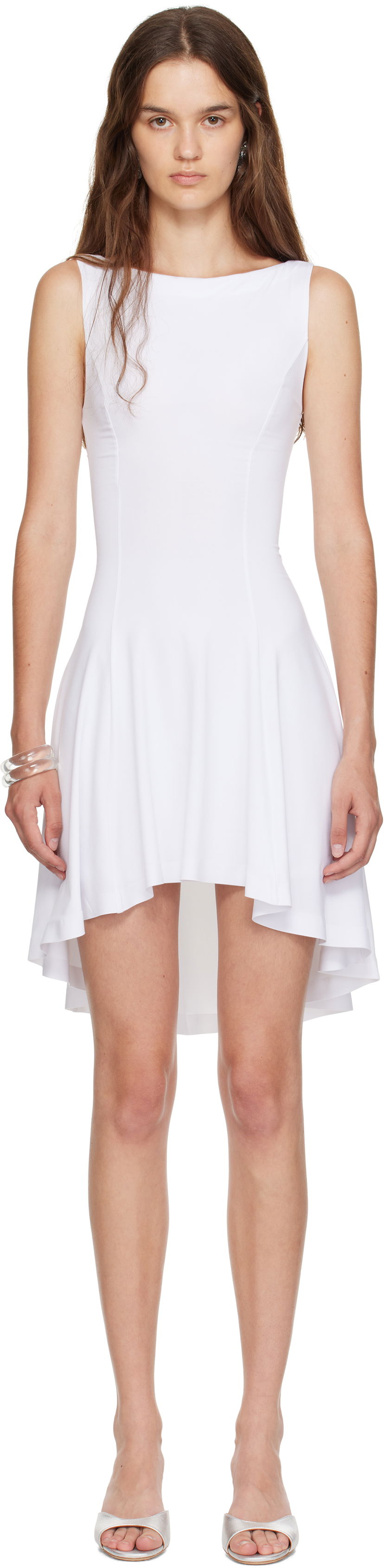 Klä GUIZIO Guizio Daye Sleeveless Mini Dress Vit | P25413K012