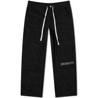 Byxor Pleasures Levy Corduroy Wide Pants Svart | P23F016-BLK, 1