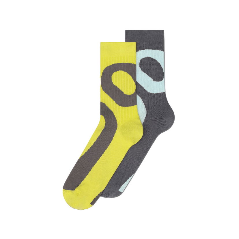 Strumpor On Running Liquid Logo Sock High 2-Pack Flerfärgad | 2UF10133363