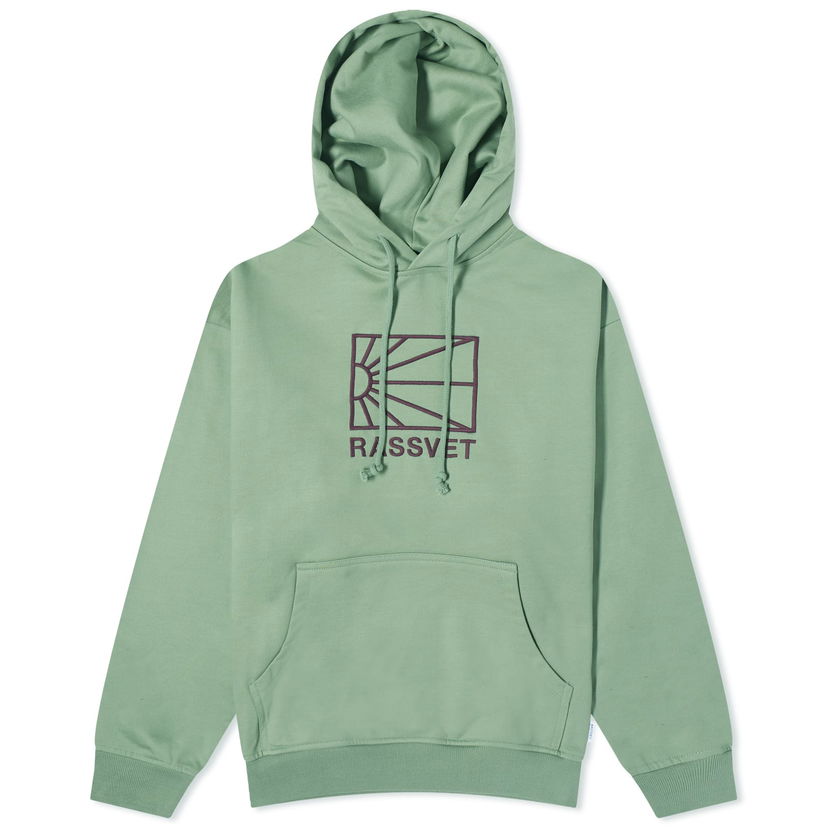 Sweatshirt PACCBET Washed Logo Grön | PACC14T024-KHK